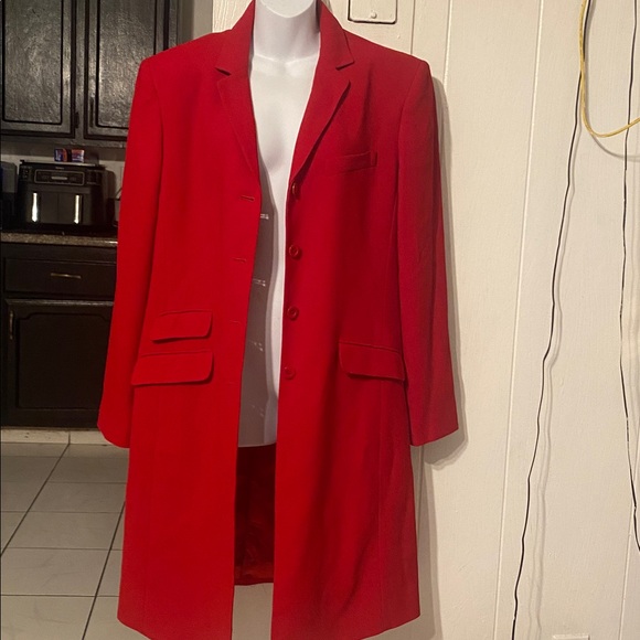 Liz Claiborne Red Blazer - Picture 1 of 8